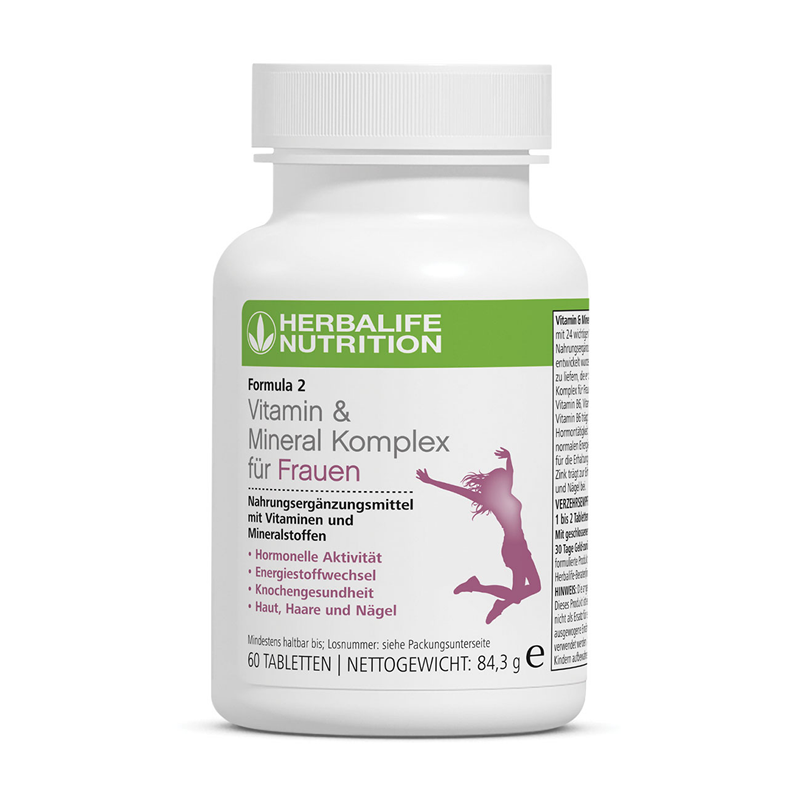 Formula 2 Vitamin & Mineral Komplex für Frauen 84,3 g, 60 Tabletten